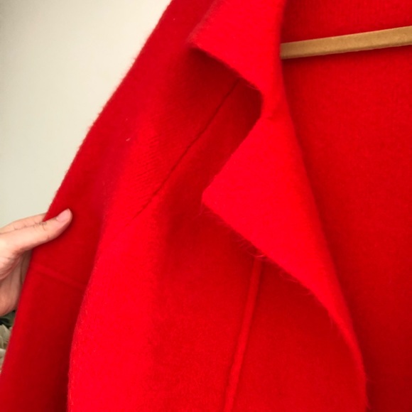 Anthropologie Elliatt Knit Jacket Medium Red - Picture 4 of 5